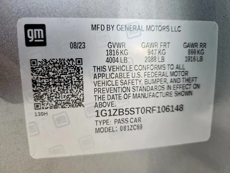 2024 CHEVROLET MALIBU LS  