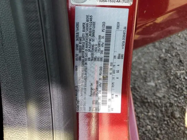 2011 FORD FIESTA SEL  