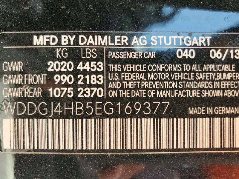 2014 MERCEDES-BENZ C 250  