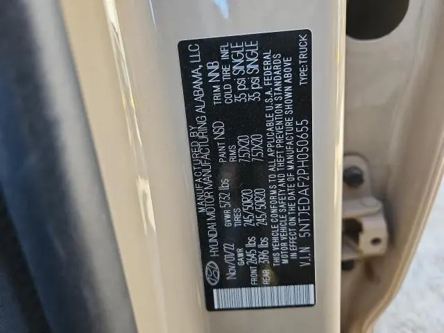 2023 HYUNDAI SANTA CRUZ LIMITED  