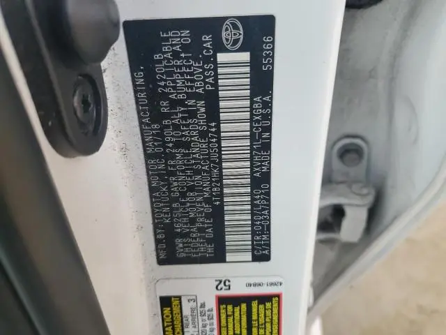 2018 TOYOTA CAMRY HYBRID  