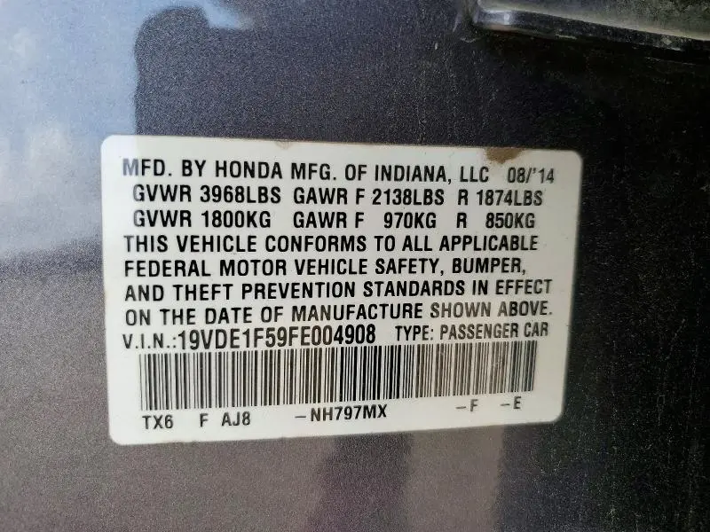 2015 ACURA ILX 20 PREMIUM  