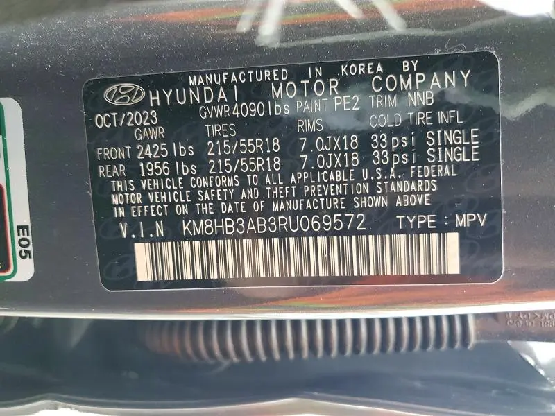 2024 HYUNDAI KONA SEL  