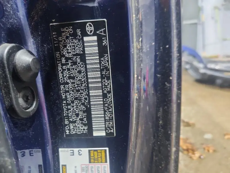 2012 TOYOTA SCION TC   