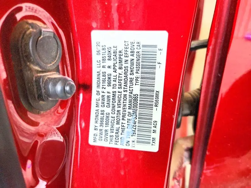 2021 HONDA INSIGHT EX  