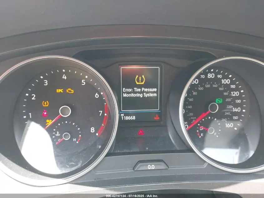 2018 VOLKSWAGEN TIGUAN 2.0T S