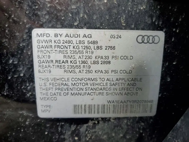 2024 AUDI Q5 PREMIUM PLUS 45  