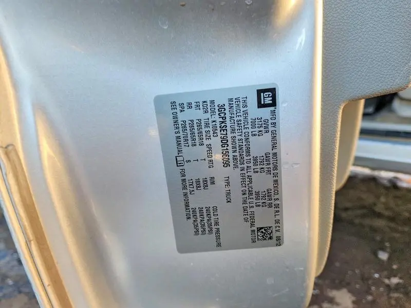 2013 CHEVROLET SILVERADO K1500 LT  