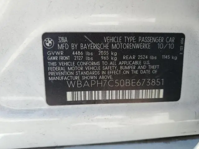 2011 BMW 328 I  