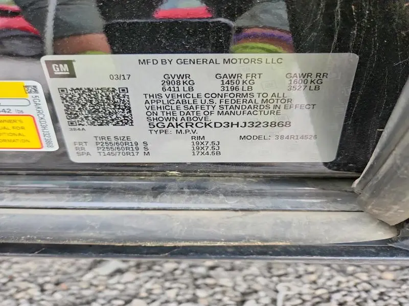2017 BUICK ENCLAVE   