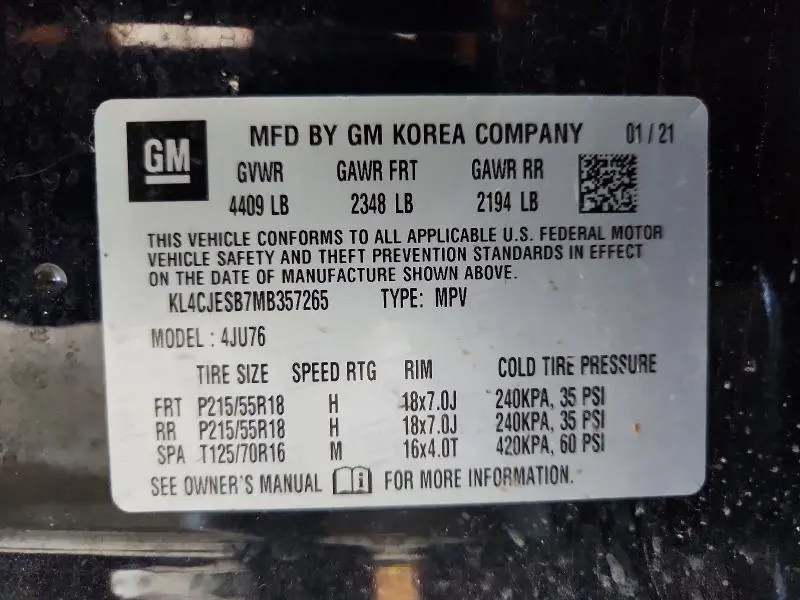 2021 BUICK ENCORE PREFERRED  