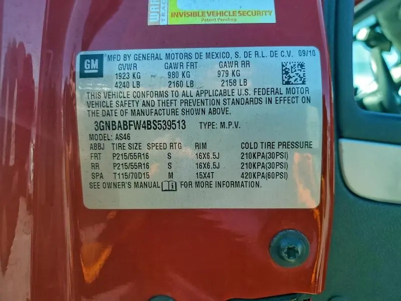 2011 CHEVROLET HHR LT  