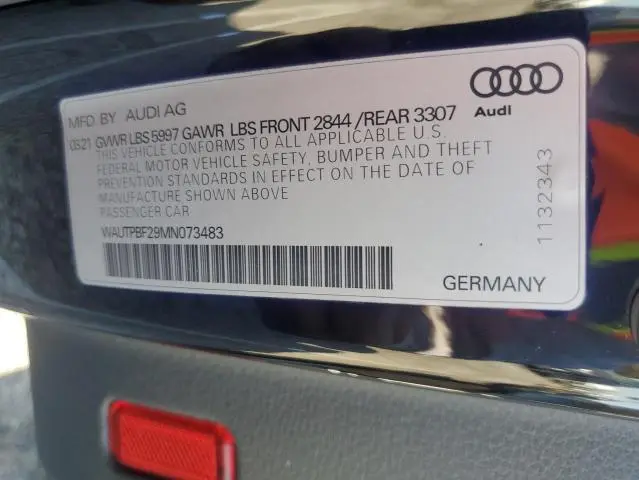2021 AUDI A7 E PREMIUM PLUS  