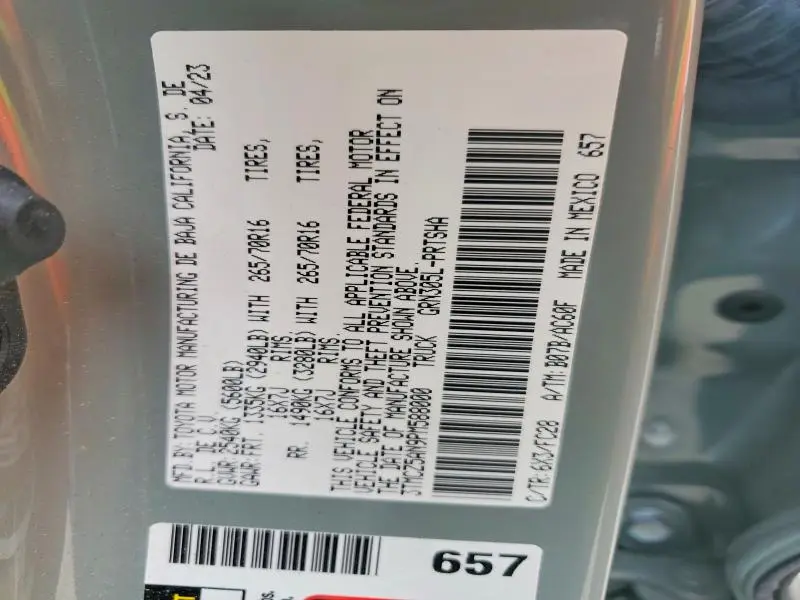 2023 TOYOTA TACOMA TRAIL SPECIAL EDITION  