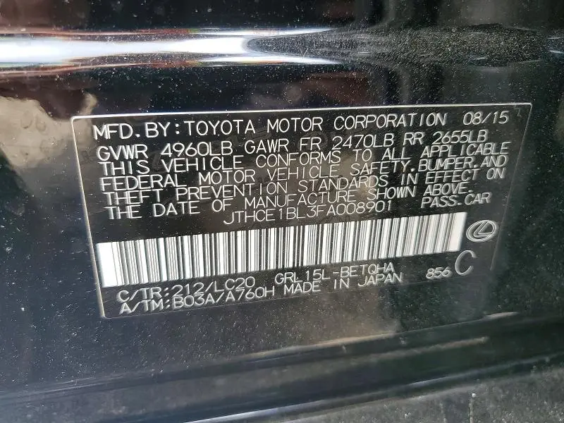 2015 LEXUS GS 350  