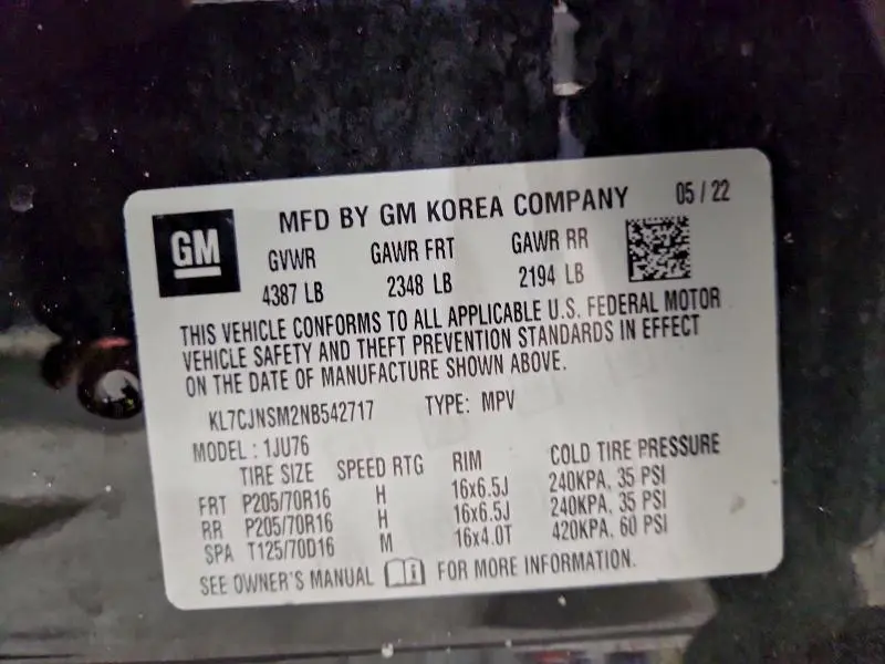 2022 CHEVROLET TRAX LS  