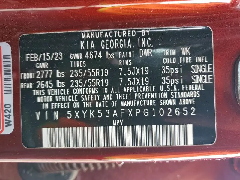 2023 KIA SPORTAGE SX PRESTIGE  