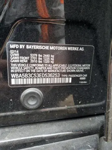 2014 BMW 535 XI  