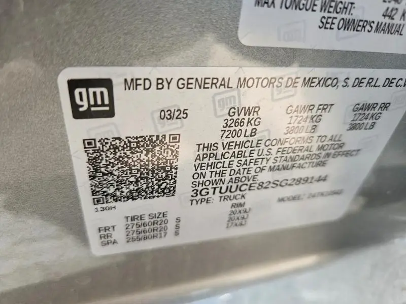 2025 GMC SIERRA K1500 ELEVATION  