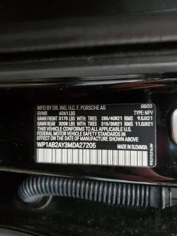 2021 PORSCHE CAYENNE S