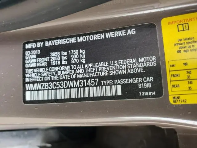 2013 MINI COOPER COUNTRYMAN