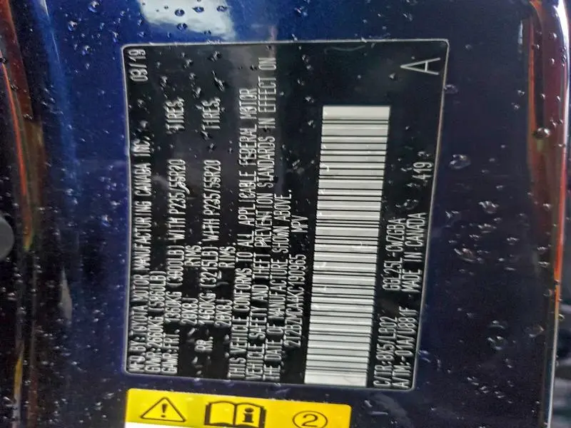 2019 LEXUS RX 350 BASE  