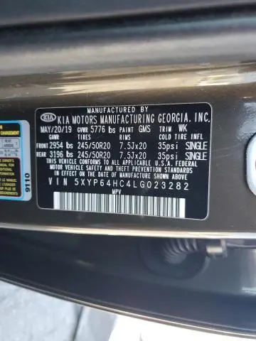 2020 KIA TELLURIDE S  