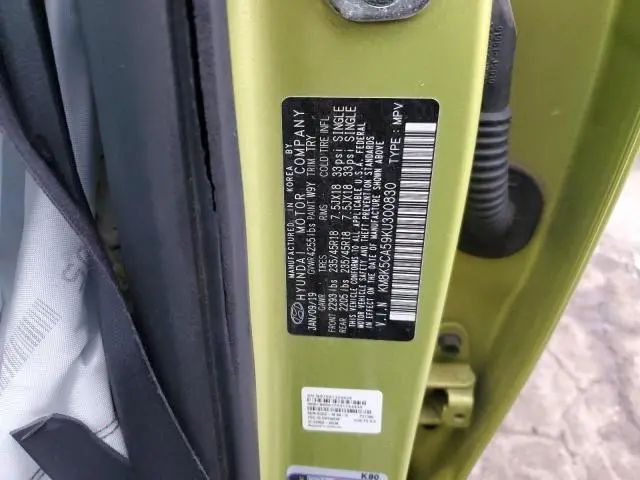 2019 HYUNDAI KONA ULTIMATE  