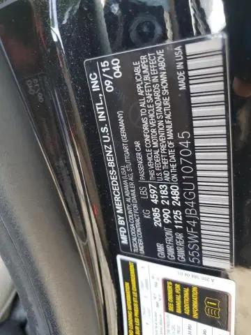 2016 MERCEDES-BENZ C 300  