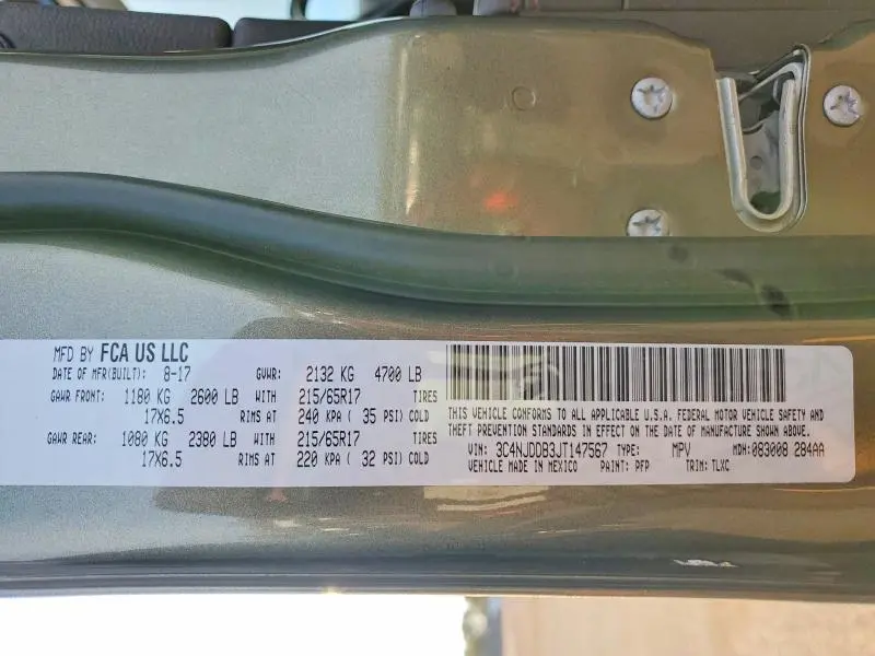 2018 JEEP COMPASS TRAILHAWK  