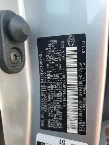 2023 TOYOTA CAMRY LE