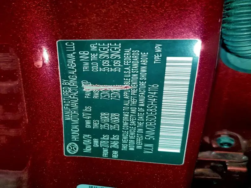 2025 HYUNDAI TUCSON SEL  