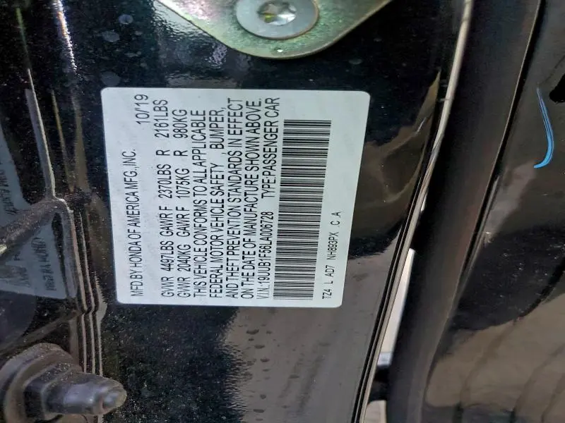 2020 ACURA TLX TECHNOLOGY  