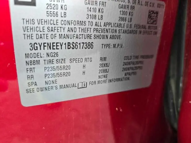 2011 CADILLAC SRX PERFORMANCE COLLECTION  