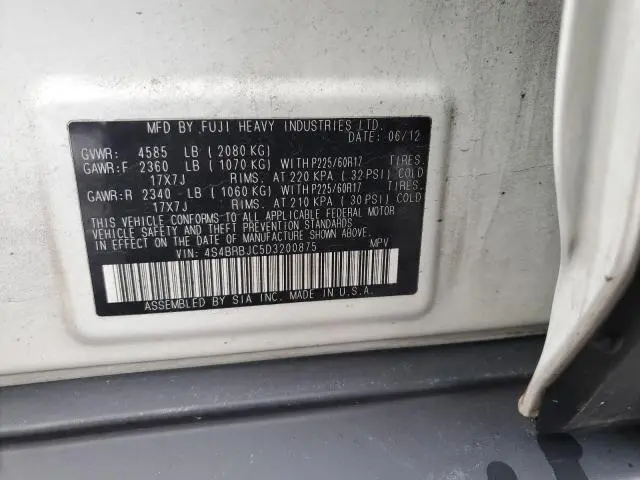 2013 SUBARU OUTBACK LI   