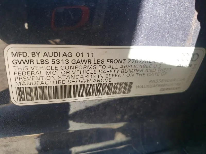 2011 AUDI A6 PRESTIGE  