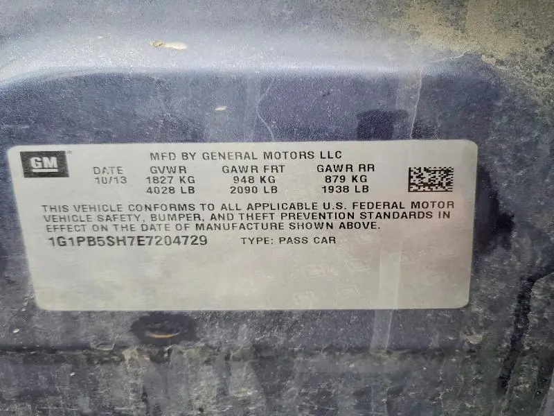 2014 CHEVROLET CRUZE LS  