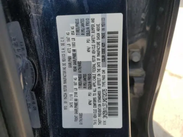 2018 MAZDA 3 TOURING