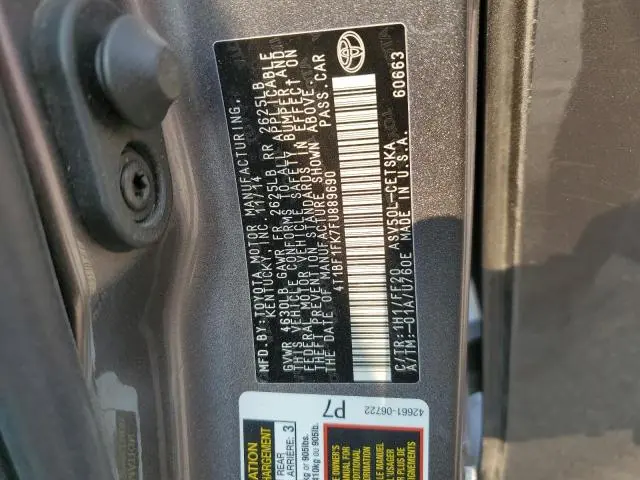 2015 TOYOTA CAMRY LE  