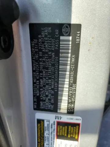 2010 TOYOTA CAMRY BASE  