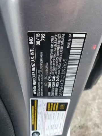 2016 MERCEDES-BENZ C 300 4MATIC  