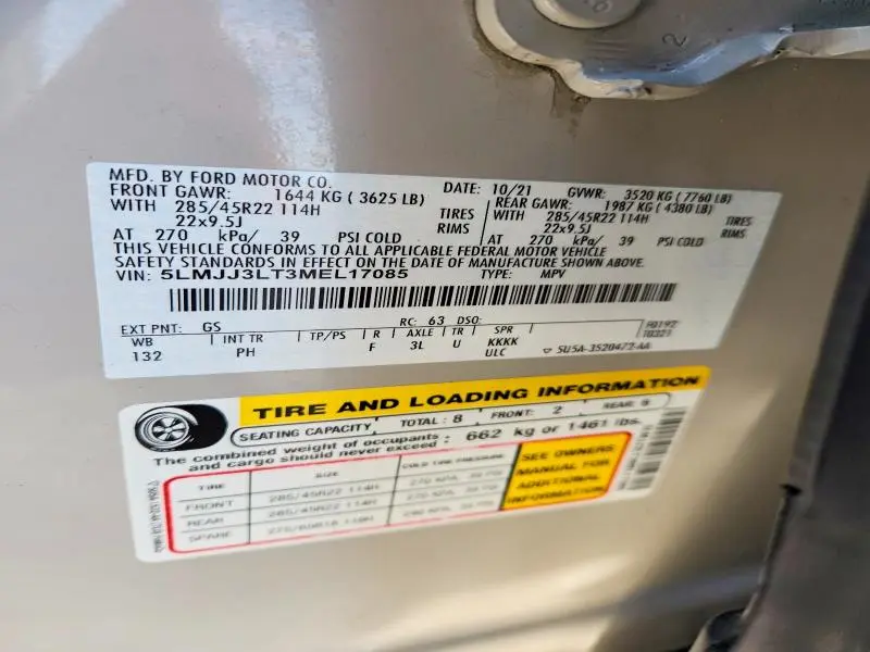 2021 LINCOLN NAVIGATOR L RESERVE  