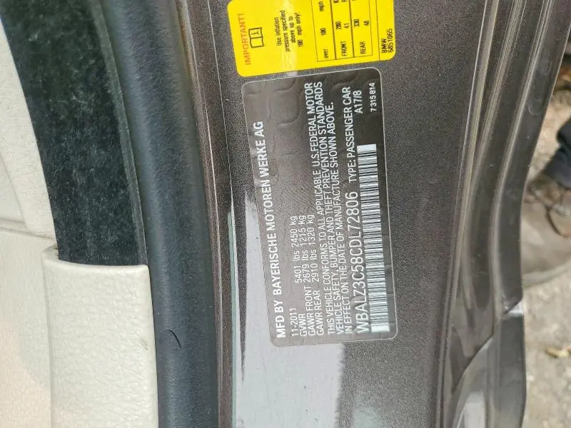 2012 BMW 650 I  