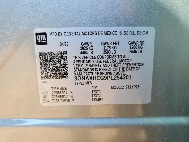 2023 CHEVROLET EQUINOX LS  