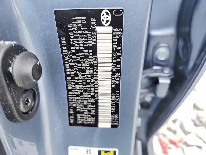 2025 TOYOTA COROLLA LE  