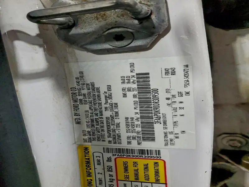 2013 FORD FUSION TITANIUM  