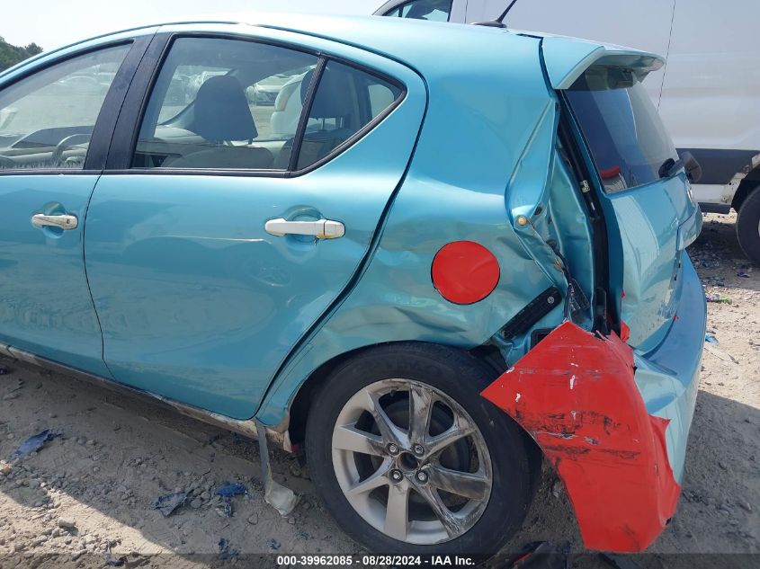 2013 TOYOTA PRIUS C FOUR