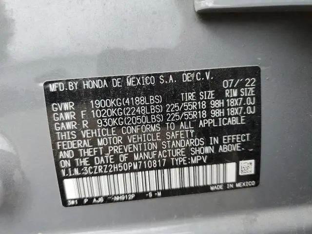 2023 HONDA HR-V SPORT  