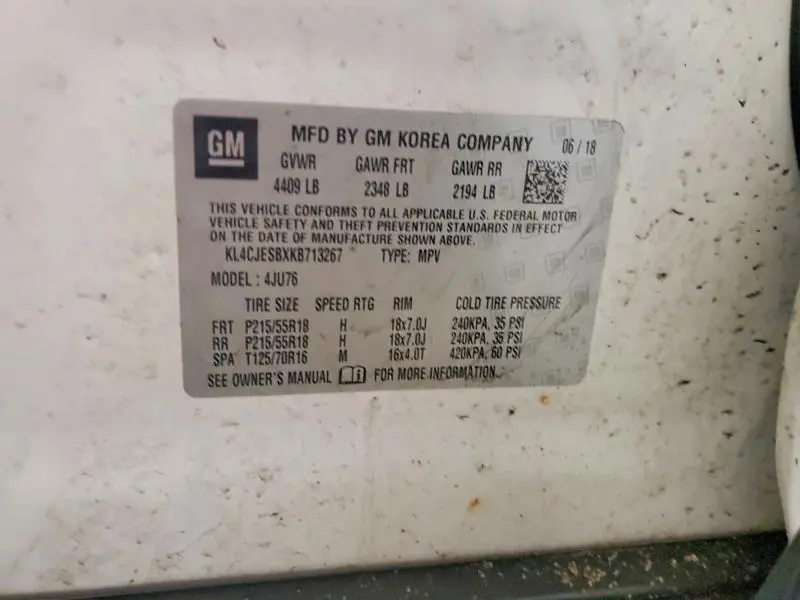 2019 BUICK ENCORE PREFERRED  