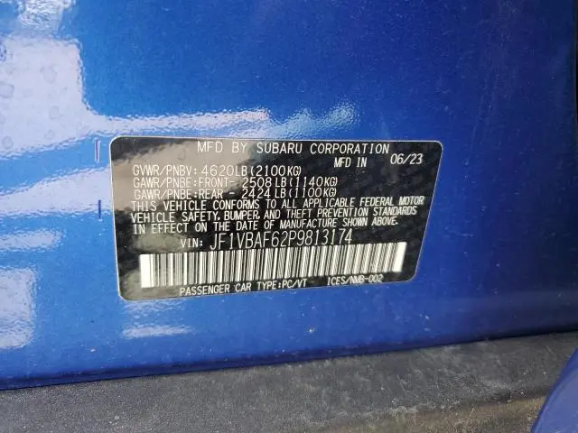 2023 SUBARU WRX PREMIUM  